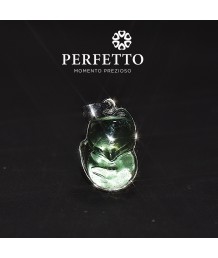 Green Apatite Lucky Fox Pendant
